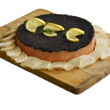 smoked salmon caviar by Bizu